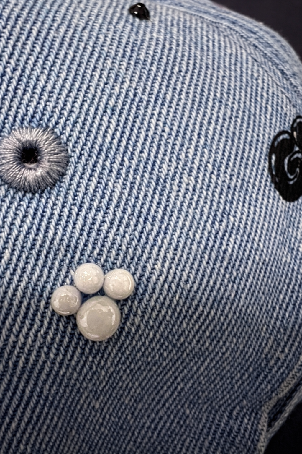 Soft Drip Pearl Denim Cap