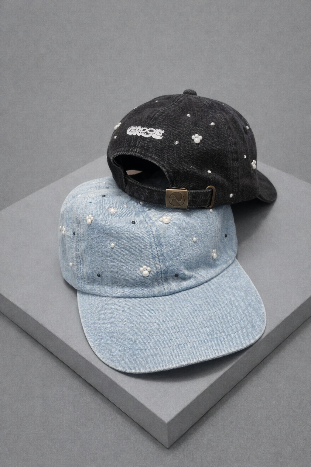 Soft Drip Pearl Denim Cap