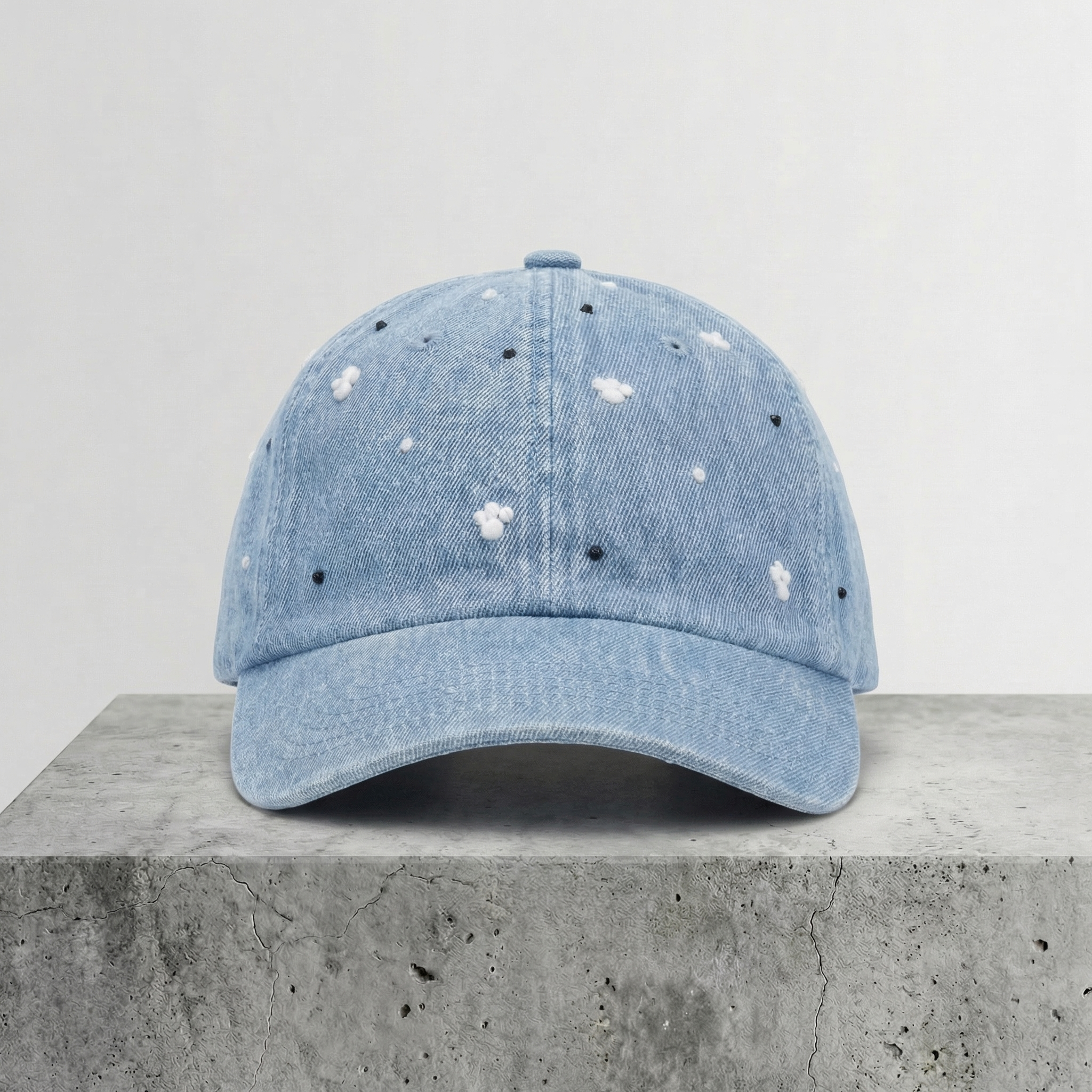 Soft Drip Pearl Denim Cap