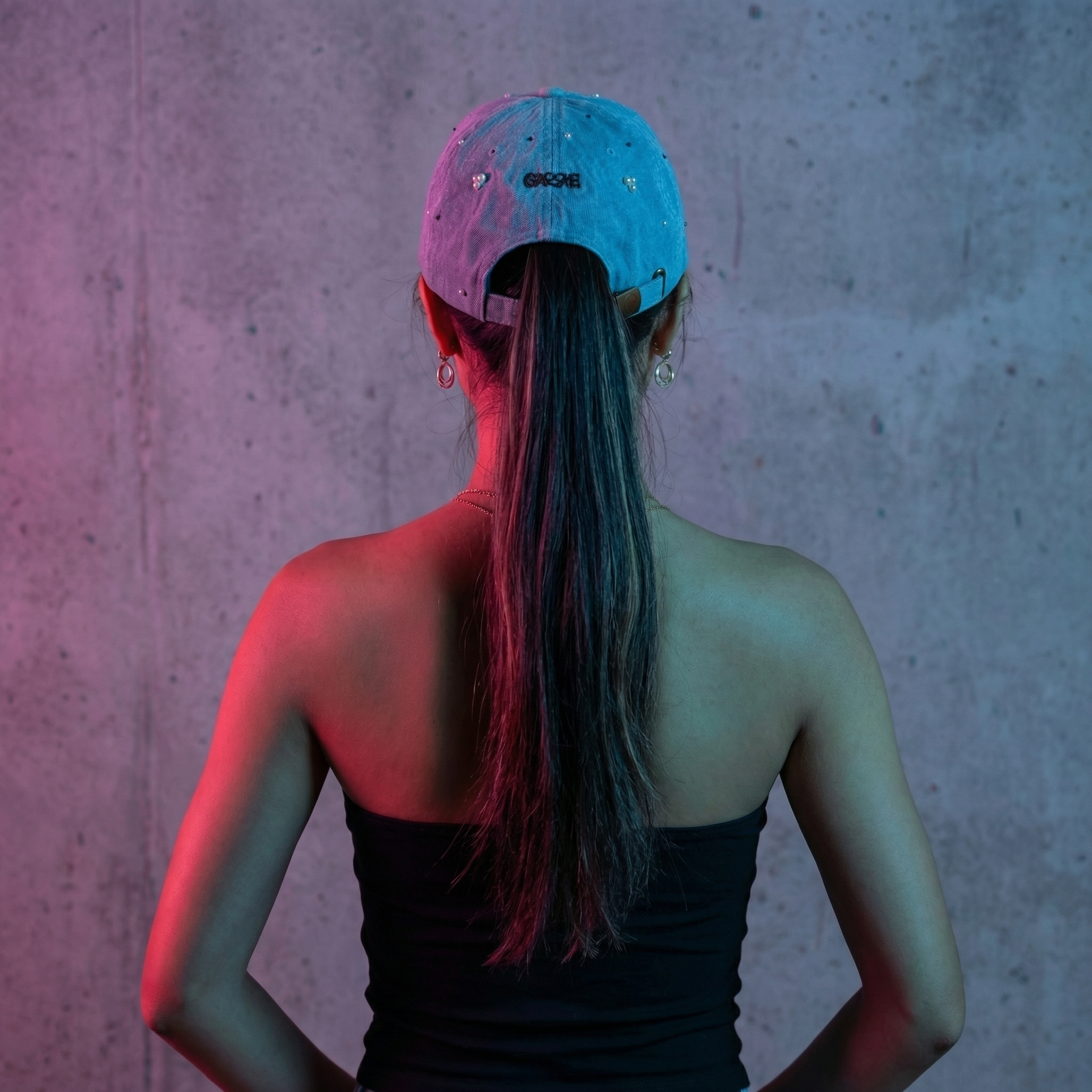 Soft Drip Pearl Denim Cap